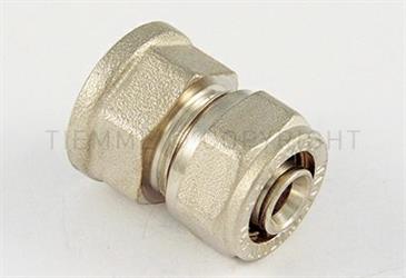 RACCORDO DIRITTO FEMMINA 26x1 A COMPRESSIONE ART. 1602