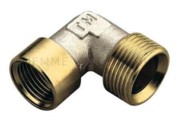RACCORDO UNIVERSALE CURVO FEMMINA G1/2-1/2x16 ART.1645GN