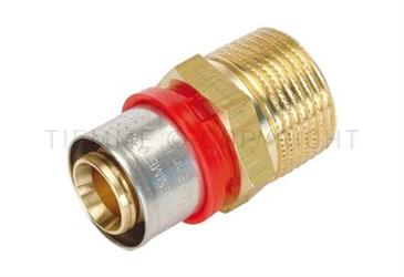 RACCORDO DIRITTO MASCHIO 16x1/2 A PRESSARE ART. 1650