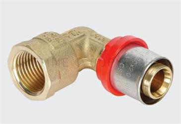 RACCORDO CURVO FEMMINA 26x1 A PRESSARE ART. 1655