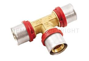 RACCORDO A T RIDOTTO 40x20x40 A PRESSARE ART. 1657