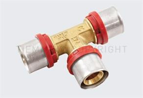 RACCORDO A T RIDOTTO 26x26x16 A PRESSARE ART. 1657