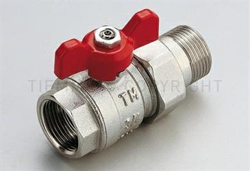VALVOLA DIRITTA PER COLLETTORI M/F 1/2 L/FARFALLA ART.2121