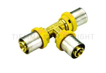 RACCORDO A T GAS 16x16x16 A PRESSARE ART. 2657