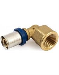 GOMITO FILETTATO FEMMINA LP 20x3/4 A PRESSARE COD.LPGF2034