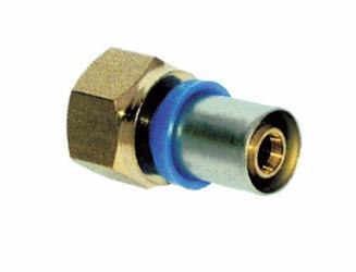 RACCORDO DIRITTO FIL. FEMMINA LP 20x1/2 A PRESSARE COD.LPMF2012
