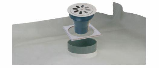 TELO DOCCIA 1200X1200 MM. PER SCARICO A PAVIMENTO