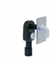 SIFONE LAVATRICE AD INCASSO 1x40/50 CON PIASTRA INOX