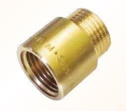 PROLUNGA FILETTATA IN OTTONE M/F 1/2x40 ART.530