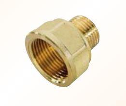 RACCORDO DIRITTO IN OTTONE M/F 3/4x3/4 ART.551