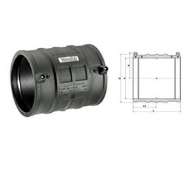 MANICOTTO LIGHTFIT PE EF 63X63 PN10 PLASSON ART.46010