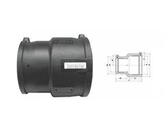 MANICOTTO RIDOTTO PE EF 90X63 PN16 PLASSON ART.49110