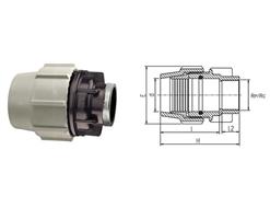 RACCORDO FEMMINA PP 32X1 PN16 PLASSON ART.7030