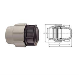 FINE LINEA PP 75 PN16 PLASSON ART.7120
