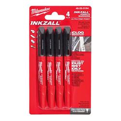 SET 4 PENNARELLI NERI PUNTA SOTTILE 48223154