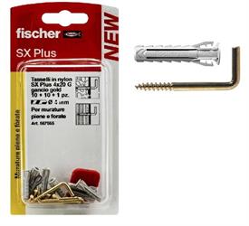 KIT 10 TASSELLI NYLON SX PLUS 4X20 G GOLD GANCIO 567555