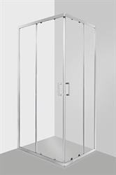 BOX DOCCIA KOKIS ANGOLO SCORR. 80X120XH.190 VETRO TRASP. 6MM