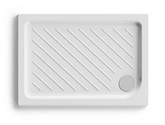 PIATTO DOCCIA CERAMICA GEMMA2 120X80 H.7 BIANCO D120501