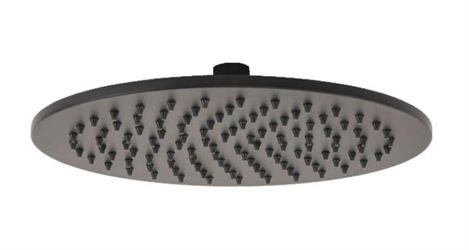 SOFFIONE DOCCIA SEVEN TONDO D.25CM INOX NERO OPACO 101M44001