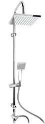 COLONNA DOCCIA SHUTTLE QUADRA C/DOCCETTA 1 GETTO CROMO 101H27100