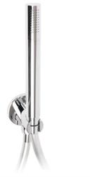 KIT DOCCETTA SUPPORTO + PRESA ACQUA TONDO CROMO 101M50100