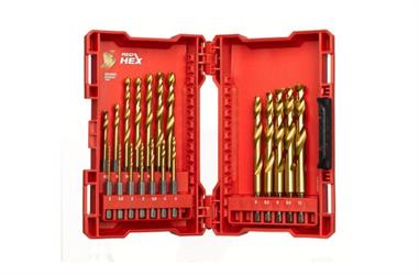 SET 19 PUNTE REDHEX HSS-G TITANIO 4932493866