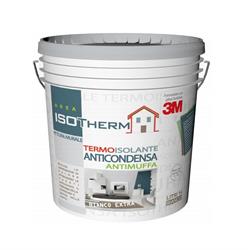 PITTURA MURALE TERMOISOL. ANTICONDENSA ISOTHERM BIANCO LT.14,00