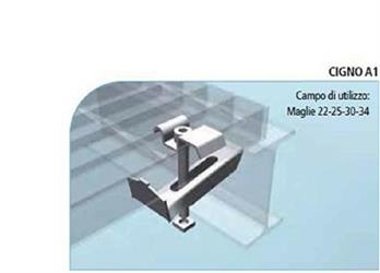 FERMAGRIGLIATO ZINCATO CIGNO A1 M22/34 (PZ.01)