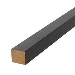 LISTELLO FIBROTECH UNIKA 25 22X25X3000 ROVERE NERO