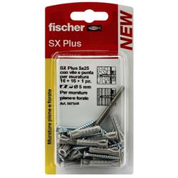 KIT 16 TASSELLI NYLON SX PLUS 5X25 S W 100 K C/PUNTA 567548