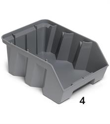 CONTENITORE PP PICKING BOX AIR MIS.4 333X508XH.203 MM. GRIGIO