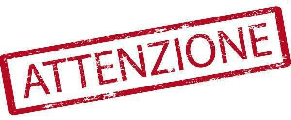 - ATTENZIONE - NOTA RITIRO -