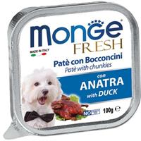 MONGE FRESH DOG PATE' ANATRA    GR.100*