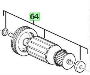 INDOTTO COMPLETO SMERIGL. AGV12-125X  4931435038