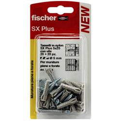 KIT 20 TASSELLI NYLON SX PLUS 5X25 S K  567544