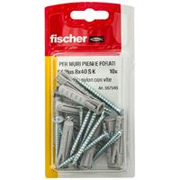 KIT 10 TASSELLI NYLON SX PLUS 8X40 S K  567546