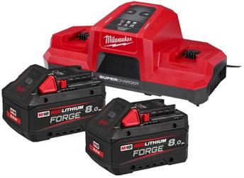 ENERGY KIT M18 FORGENRG-802 DBSC BATTERIE 8,0Ah + CARICABATTERIE