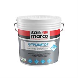 PITTURA LAVABILE OPACA PER CARTONGESSO GYPSUMTOP LT.14