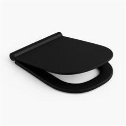 SEDILE WC SERIE MIRTO CHIUSURA RALLENTATA NERO OPACO S463381