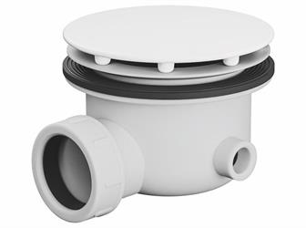 PILETTA SIFONATA D.90 PIATTO OLTRE COVER BIANCO V100201
