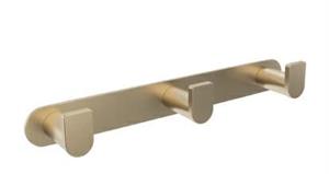 GANCIO TRIPLO APPENDIABITI PRACTIC ORO SPAZZOLATO CAP003-02/OC