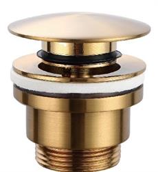 PILETTA LAVABO CLIK-CLACK 11/4 PVD ORO SPAZZOLATO ART. VCC014