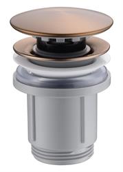 PILETTA LAVABO CLIK-CLACK 11/4 PVC ORO ROSA SPAZZ. ART. VCC021
