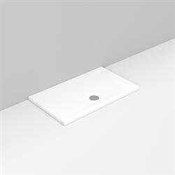 PIATTO DOCCIA CERAMICA SQUASH 120X70 H.4 BIANCO D121501