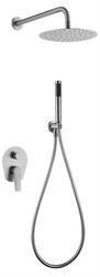 KIT DOCCIA SOFFIONE CM.25 DELOS ACC.INOX S316 ART.GPD055/AC