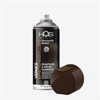 VERNICE SPRAY HQS EFFETTO MARTELLATO MARRONE RAL 8017 400ML