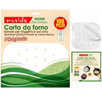 CARTA DA FORNO MOVIDA FORATA 22X22 CM (PZ.100) ART.64341