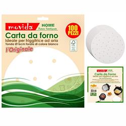 CARTA DA FORNO MOVIDA FORATA D.22 CM (PZ.100) ART.64342