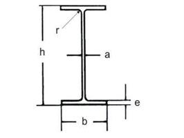 TRAVI I.P.E. 360 S355 TAGLIATO DA BR OLTRE 13 MT