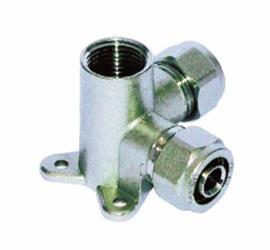 GOMITO FIL. FEM. C/FLAN. BL 16x1/2x16 A STRINGERE COD.BLFL1616*